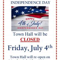 Town Hall Closed