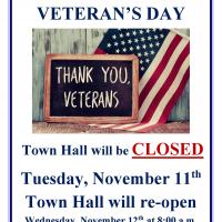 Town Hall Closed