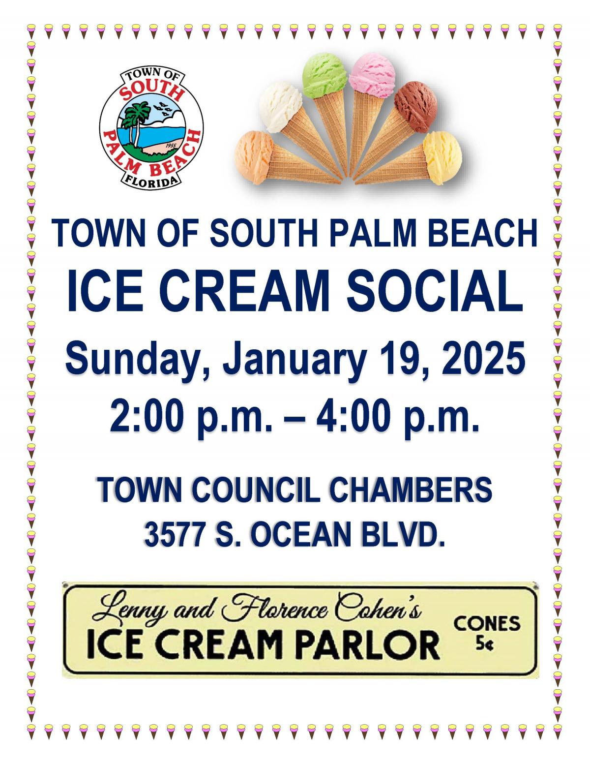 1-19-2025 Ice Cream Social Flyer