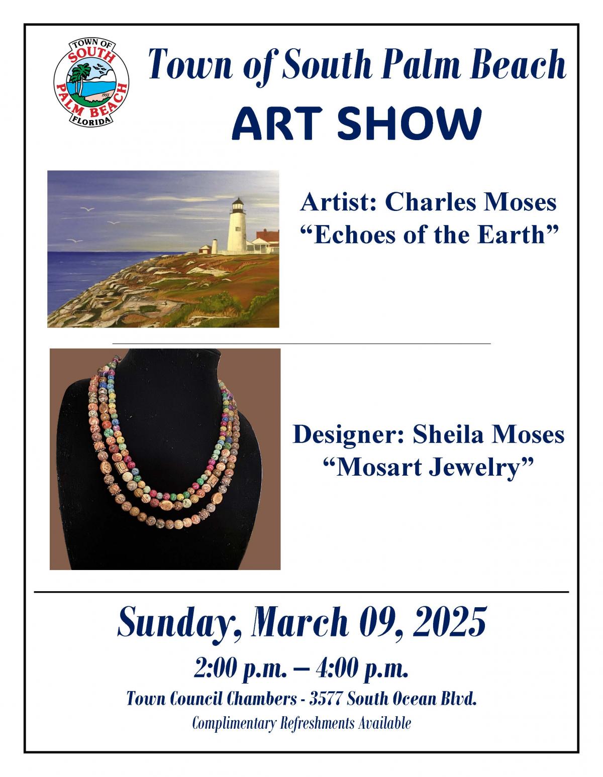 3-09-2025 Art Show Flyer