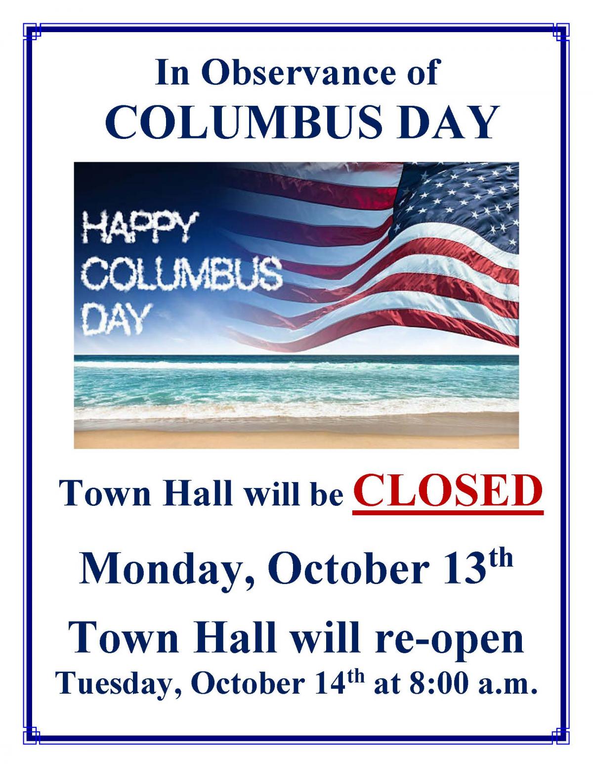 Town Hall Closed