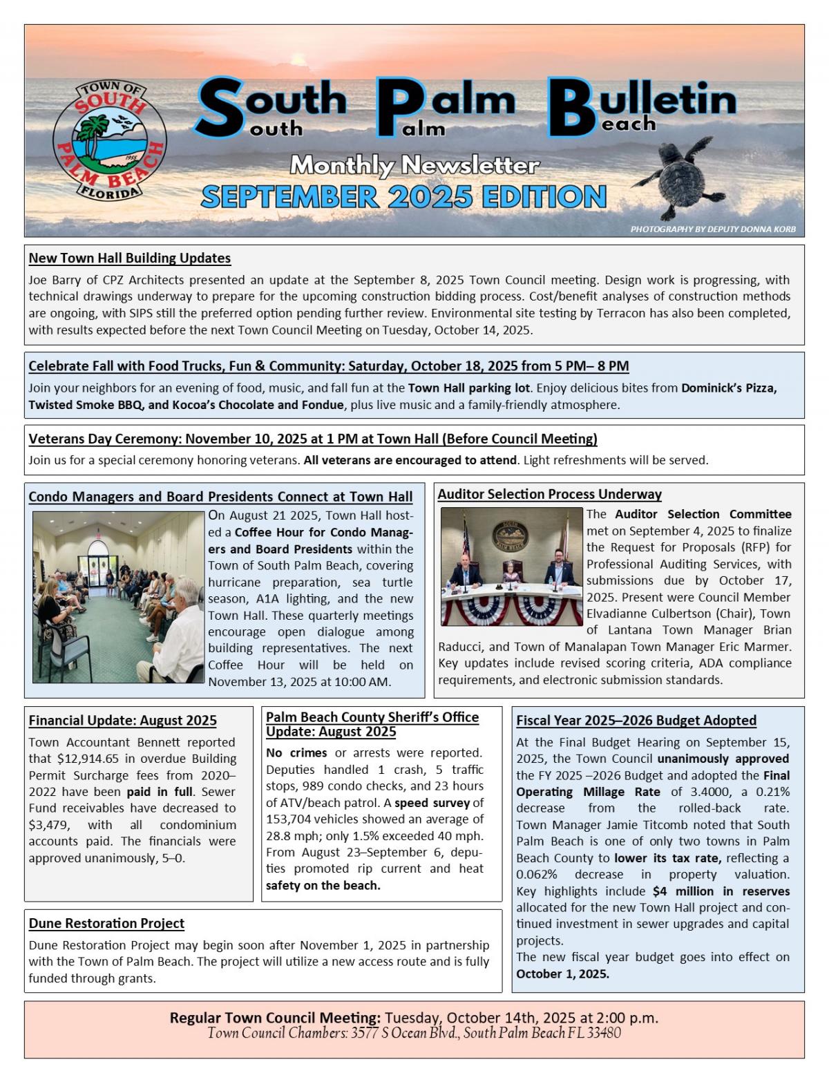 September Newsletter