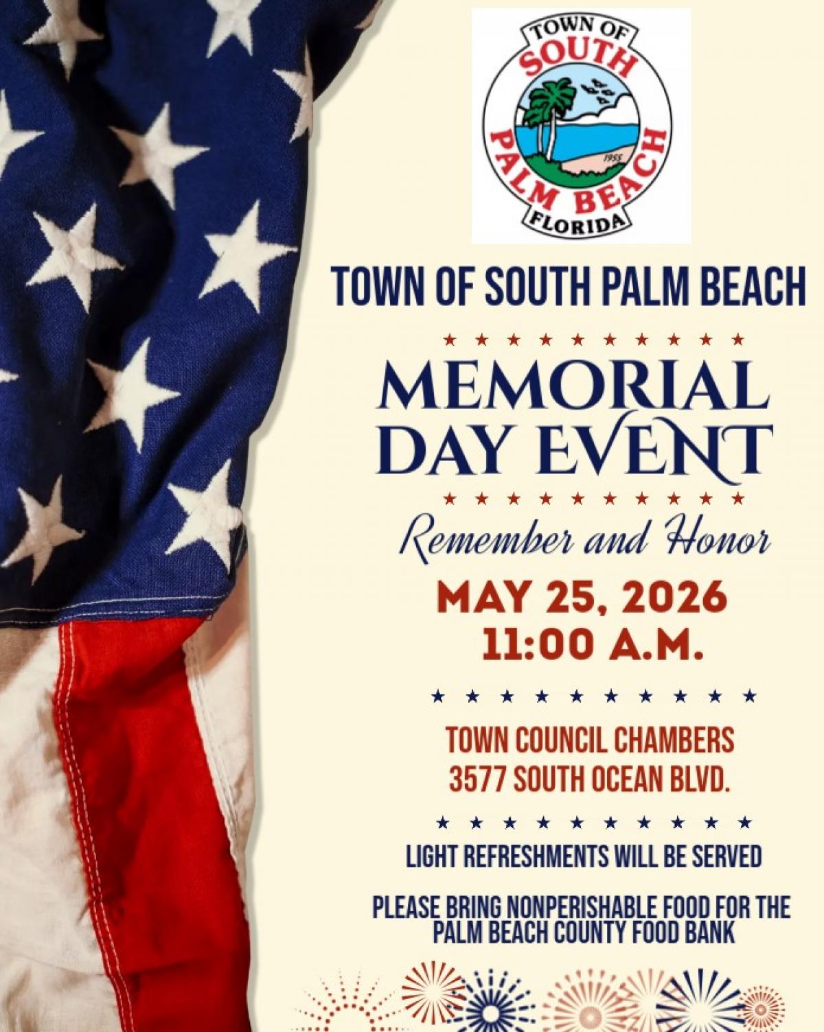 2026 Town Memorial Day Event