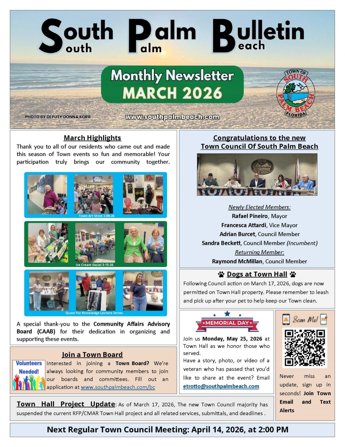 March 2026 Newsletter