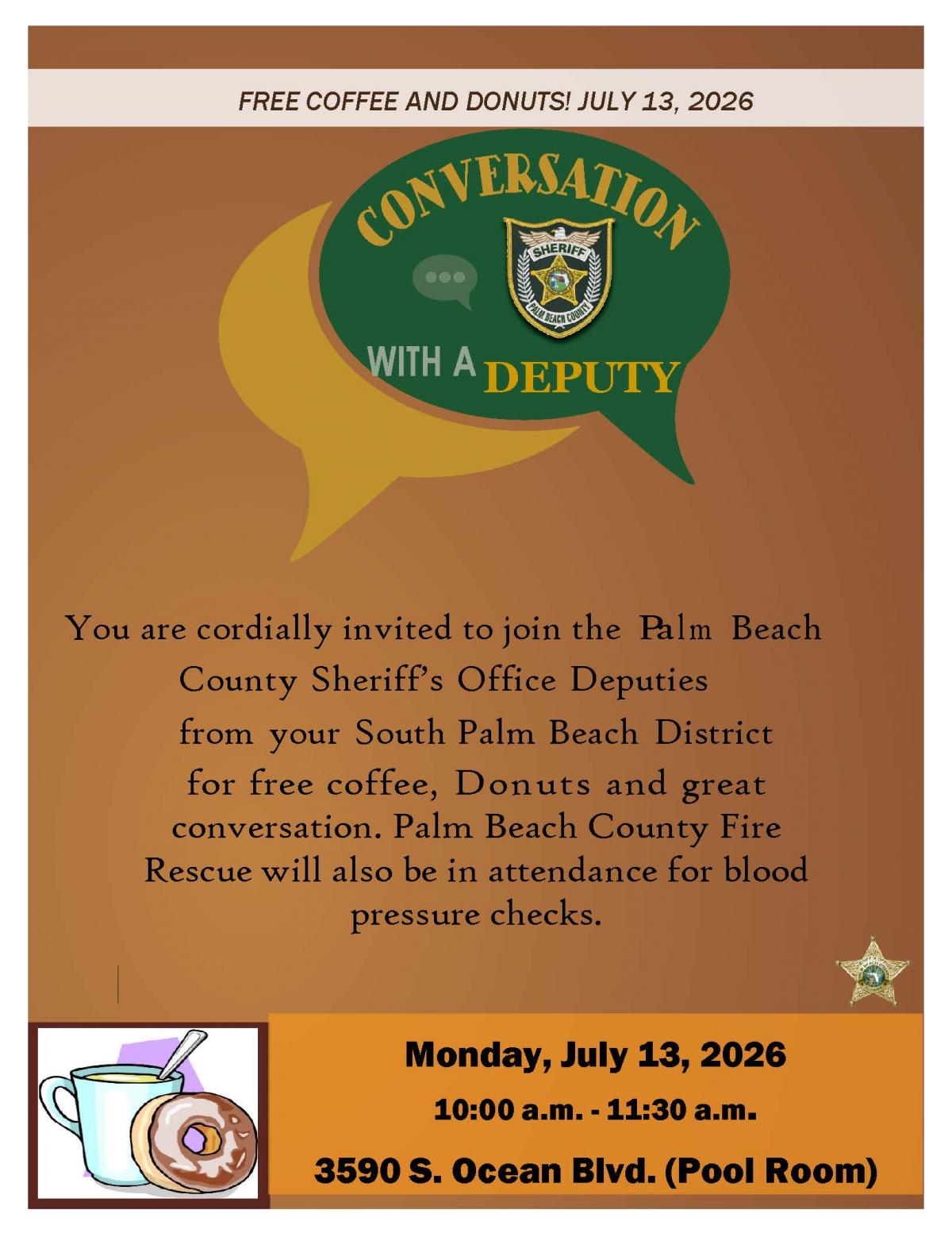 Conversation with a deputy 