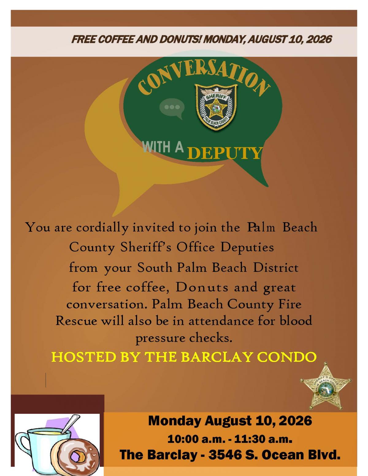Conversation with a deputy 